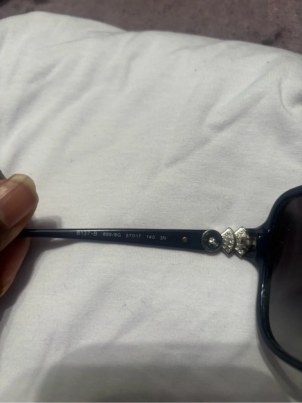 Bulgari Women's Dark Navy Rounded Oversized Sunglasses
